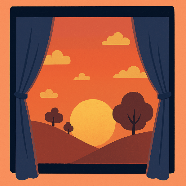 in the evening